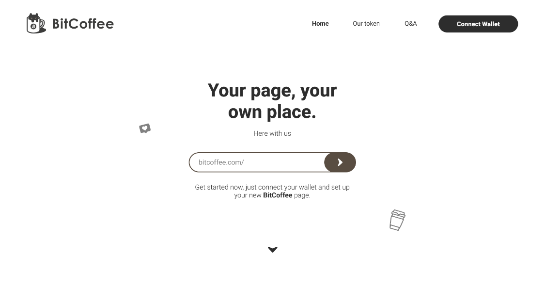Bitcoffee screenshot